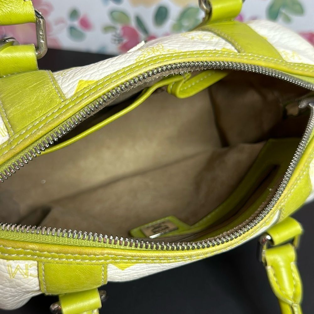 💯Authentic MCM Boston Handbag - Small🍀 - Picture 15 of 16